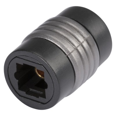 HICON  Adapter | TOSLINK female straight, black