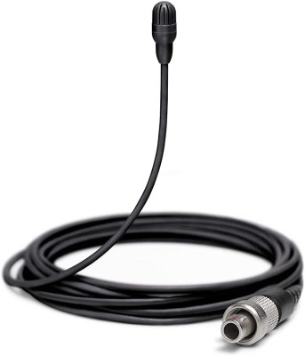 TL47 lavalier microphone, omnidirectional pattern, neutral sound, low sensitivity, 1.6 mm cable diameter, LEMO6 connector, black. For use with Q5X PlayerMic transmitters.
