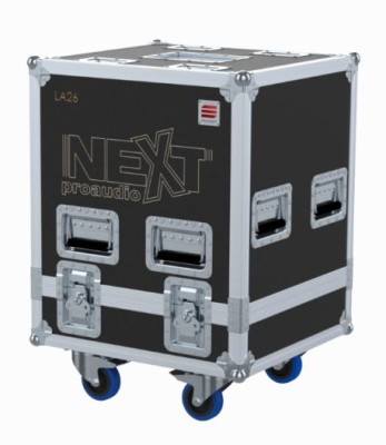 Next Pro Audio Flight-case for 3 x LA26