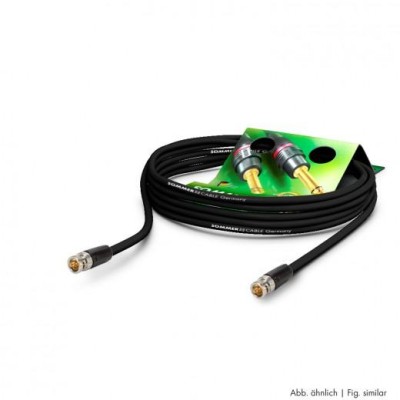 Video-patch cable hd-sdi (hdtv) SC-Vector 0,8/3,7, 1 x 0,80 mm² | BNC / BNC, NEU