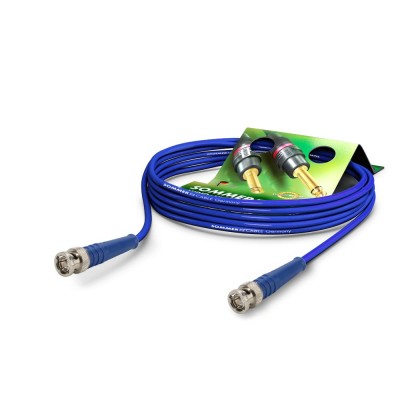 Video-patch cable hd-sdi (hdtv) SC-Vector 0,8/3,7, 1 x 0,50 mm² | BNC / BNC, DAM