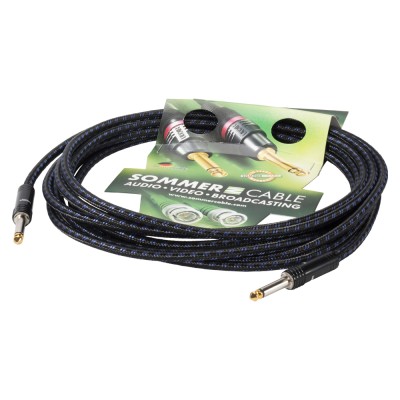 Instrument cable SC-Classique, 1 x 0,50 mmì | jack / jack, HICON | 6,00m | blue