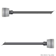 Multicore cable with rectangular MP-connector -> Rectangular MP-connector | 20/0