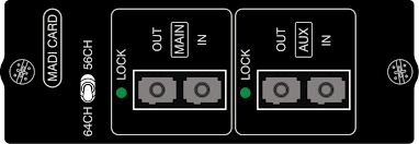 PA mixing consoles / Si Serie - Accessories Si LWL MADI Multi Mode Karte
