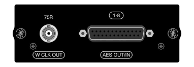 PA mixing consoles / Si Serie - Accessories Si AES/EBU SubD Karte