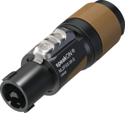 (100) Neutrik NL2FXXXWS - Neutrik speakON 2 pole cable connector, for cable diameters 6 to 12 mm