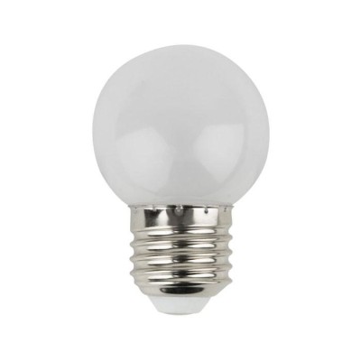 G45 Bulb, 1W, Warm White, Frosted Cover