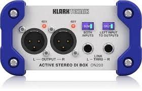 Klark Teknik DN200 v2 - Roadworthy active stereo direct injection box