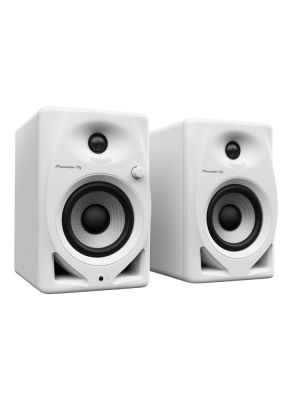Pioneer DJ DM-40D - 4" Monitor Speakers (Pair) White