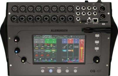 Allen & Heath CQ-18T - Ultra-Compact 18in / 8out Digital Mixer with Wi-Fi