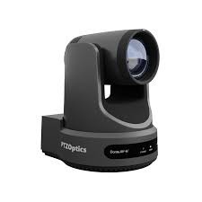 PTZOptics Link 4K, a third generation PTZ camera, featuring 20X Optical Zoom, 4K Resolution at 60fps and a 60.7 HFOV. Supports simultaneous IP Video (DANTE AV-H, SRT, RTMPS, RTSP), USB2.0 and 3G-SDI or HDMI2.0 as outputs with Auto-Tracking capabiliti