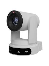 PTZOptics Link 4K, a third generation PTZ camera, featuring 30X Optical Zoom, 4K Resolution at 60fps and a 59.2 HFOV. Supports simultaneous IP Video (DANTE AV-H, SRT, RTMPS, RTSP), USB2.0 and 3G-SDI or HDMI2.0 as outputs with Auto-Tracking capabiliti