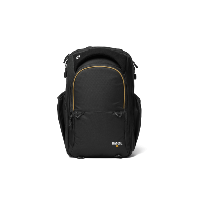Designed to exact specifications of the RODECaster Pro II, Lightweight and highly durable, Accommodates, microphones and accessories, Laptop compartment (16”), Water resistant, Interior dimensions: 495 x 304mm