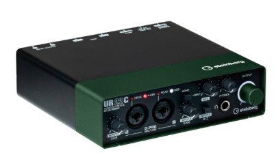 UR22C -  USB 3 Audio Interface incl MIDI I/O & iPad connectivity - Green
