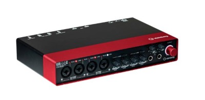 UR44C EU - USB 3 Audio Interface incl MIDI I/O & iPad connectivity - Red