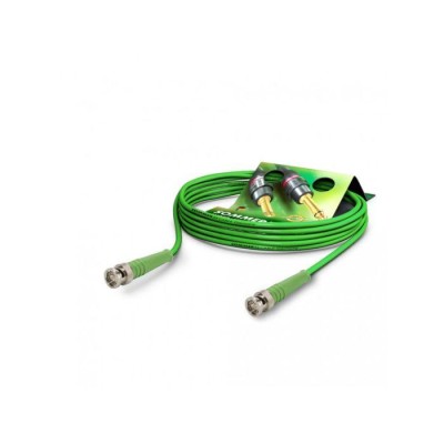 Coaxcable Slimline, green,  0,60m