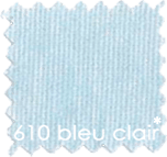 Cotton Gratté  100% cotton ,Traités non feu - 260cm x 50m - light blue- color Blue clair