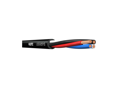 100m 4x2.5 mmý Multicore - LSM MOBIL - Speaker Cable, PVC black -  -  per roll