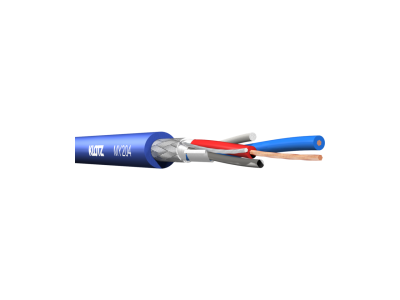 200m Balanced Patch Cable - PATCHKABEL - 2 x 0.22 mmý, Braid Shield, - PVC blue