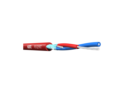 Balanced Wiring Cable - VERDRAHTG. - 2x0.22mmý, Foil Shield, - PVC red -  per m