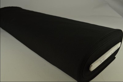 Pendrillon coton noir classé m-1 3m de largeur, 60m de long, ne pas confectionné