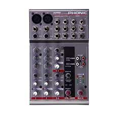 2-Mic/Line, 2-Stereo Mixer