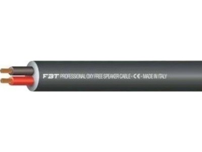 Prof.Oxy Free Speaker Cable Black  - Cond.2x4 PVC Flex 11mm - 100mt