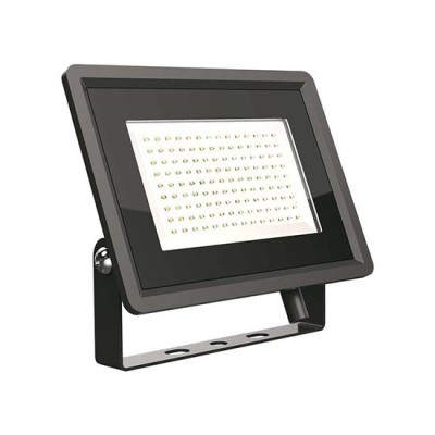 VT-49104 100W LED Floodlight SMD Black Body 6400K Luminus Flux: 8700