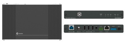 4K60 4:4:4 HDMI Extender POE with USB, Ethernet, RS–232, & IR over Extended–Reach HDBaseT 3.0