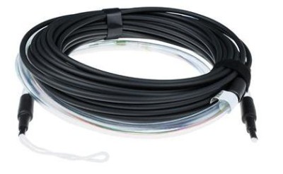 ACT 270 meter Multimode 50/125 OM3 indoor/outdoor cable 12 fibers with LC connectors