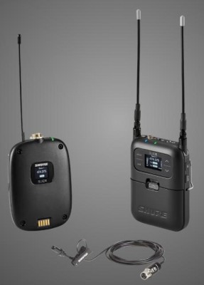 SLX-D Digital Portable Wireless System, 1 x SLXD1 Bodypack Transmitter, 1 x SLXD5 Portable Receiver, 1 x UL4B UniPlex cardioid lavalier Microphone, black, TQG, 1 x cold shoe adaptor
1 x threaded 3.5 mm to 3.5 mm cable, 40 cm, 1 x threaded 3.5 mm to XLRM