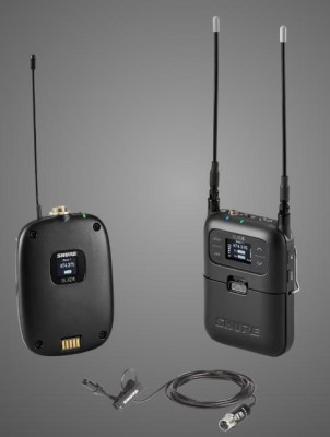 SLX-D Digital Portable Wireless System, 1 x SLXD1 Bodypack Transmitter, 1 x SLXD5 Portable Receiver, 1 x UL4B UniPlex cardioid lavalier Microphone, black, TQG, 1 x cold shoe adaptor
1 x threaded 3.5 mm to 3.5 mm cable, 40 cm, 1 x threaded 3.5 mm to XLRM