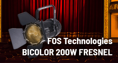 Fos Bicolor 200w fresnel In stock and in demo
