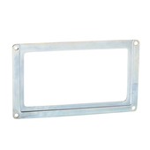 Label Holder with Insert for 108 x 60 mm Labels, Galvanized