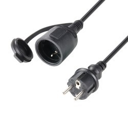 Extension Cable CEE 7/7 IP44 - CEE 7 IP44 1.5 m