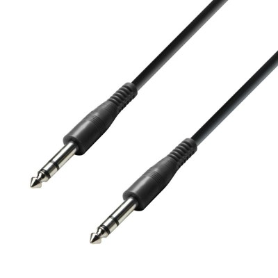Patch Cable 6.3 mm Jack stereo to 6.3 mm Jack stereo 0.3 m