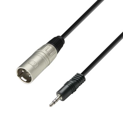 Audio Cable 3.5 mm Stereo Jack male to XLR male, 3 m