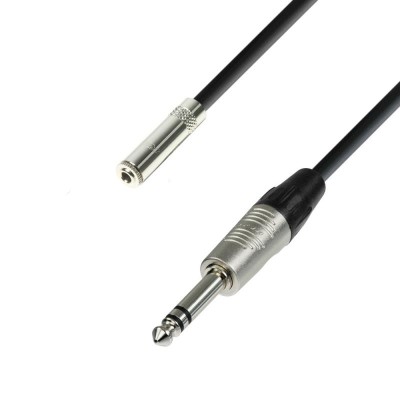 Headphone Extension 3.5 mm Jack Stereo to 6.3 mm Jack Stereo 6 m