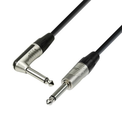 Instrument Cable REAN 6.3 mm Jack Mono to 6.3 mm Angled Jack Mono 6 m