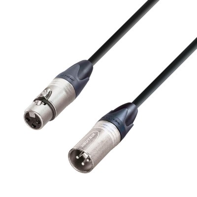 AES/EBU Cable Neutrik 110-ohm Digital Audio XLR male to XLR female 20 m