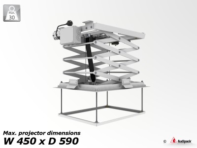 Ceiling Lift PCL-3050, four strokes, 240-1910mm, max. load 30kg