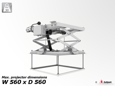 Ceiling Lift 5050, two strokes, 155-900mm, max. load 30kg