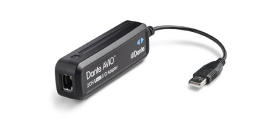 AUDINATE Dante AVIO USB-C IO Adapter 2x2
