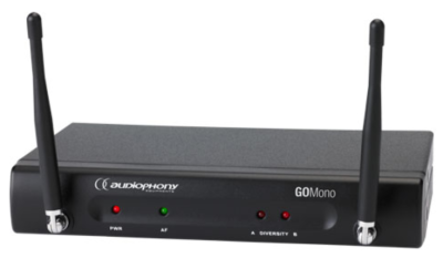 Audiophony GO-MONO-F5 - UHF diversity receiver 16 frequencies - 500 MHz