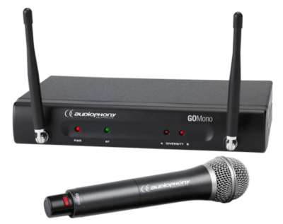 Transmitter/GO-HAND microphone + GO-MONO receiver