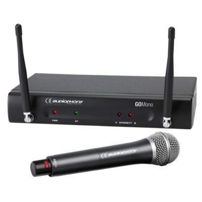 Audiophony PACK GO HAND - UHF wireless set, freehand + freemono