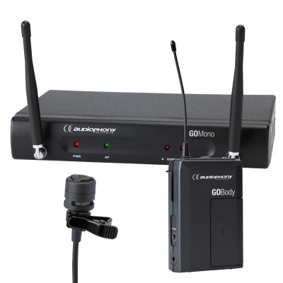Audiophony Pack Go Lava - UHF wireless set, freelava + freebody + freemono