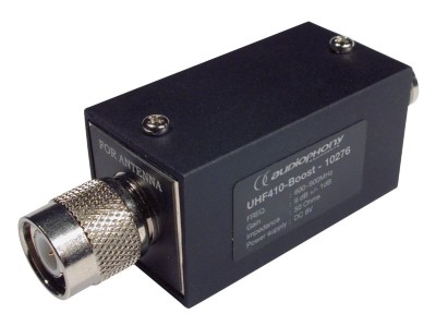 Audiophony UHF-410-Boost Antenne booster avec connecteur BNC