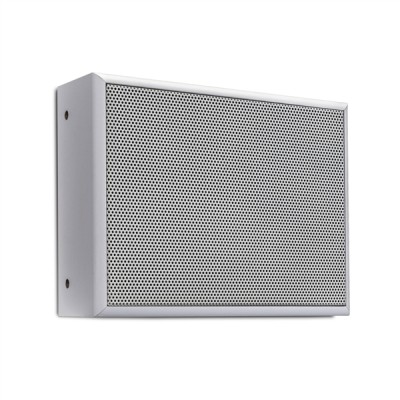 (8) 6.5"surface mounted speaker made of high density MDF with a steel grille (RA