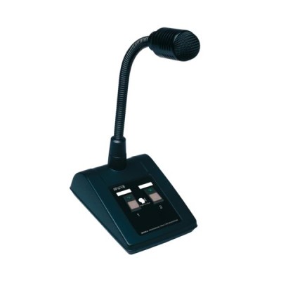 (5) 2-Zone paging microphone with gooseneck and push to talk button per zone.